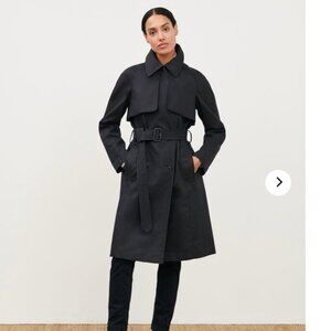 Comptoir des Cotonniers Classic Black Catherine Trench